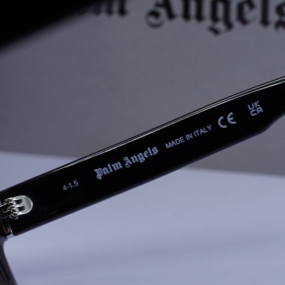 Palm Angels PERI108 MELROSE 1007 Cat Eye Sunglasses - Black/Grey - Picture 6 of 9